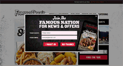 Desktop Screenshot of m.famousdaves.com
